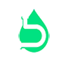 Water drop with plumbing inside free vector